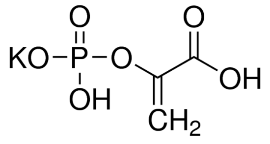 图片 磷烯醇丙酮酸单钾盐，Phospho(enol)pyruvic acid monopotassium salt [PEP-K]；97%