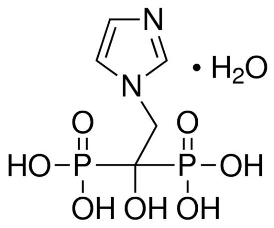 图片 唑来膦酸一水合物，Zoledronic acid monohydrate；Pharmaceutical Secondary Standard; Certified Reference Material