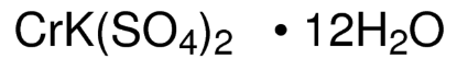 图片 硫酸铬(III)钾十二水合物，Chromium(III) potassium sulfate dodecahydrate；purum p.a., ≥98.5% (RT)