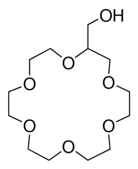 图片 2-羟甲基-18-冠-6-醚，2-Hydroxymethyl-18-crown-6；95%