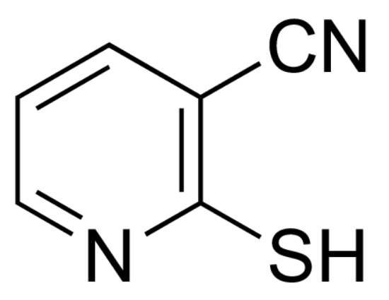 图片 2-巯基-3-氰基吡啶，2-Mercaptopyridine-3-carbonitrile；95%