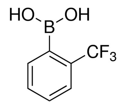 图片 2-(三氟甲基)苯硼酸，2-(Trifluoromethyl)phenylboronic acid；≥95.0%