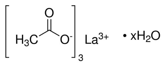 图片 乙酸镧(III)水合物，Lanthanum(III) acetate hydrate；99.9% trace rare earth metals basis