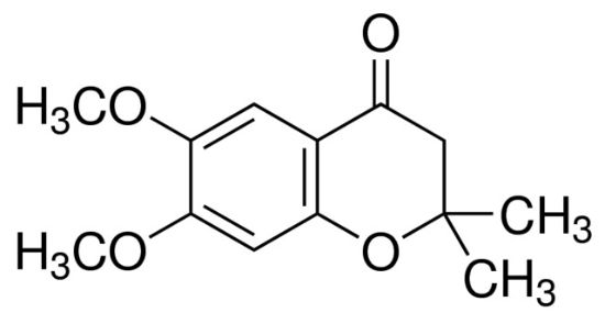 图片 6,7-二甲氧基-2,2-二甲基-4-色满酮，6,7-Dimethoxy-2,2-dimethyl-4-chromanone；98%