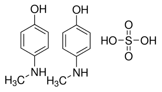 图片 4-(甲氨基)苯酚半硫酸盐 [米吐尔]，4-(Methylamino)phenol hemisulfate salt [ECOL™, Metol]；≥98% (HPLC)