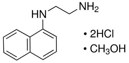 图片 N-(1-萘基)乙二胺 二盐酸盐单甲醇盐，N-(1-Naphthyl)ethylenediamine dihydrochloride monomethanolate；for spectrophotometric det. of nitrate and nitrite, ≥99.0%