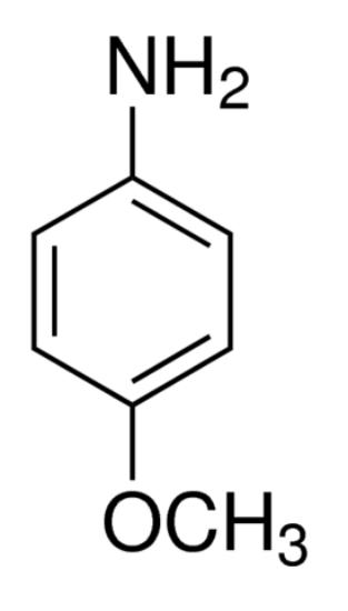 图片 p-茴香胺 [对茴香胺]，p-Anisidine；for synthesis, ≥98.0% (GC)