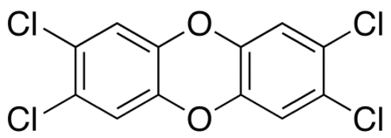 图片 2,3,7,8-四氯对二恶英，2,3,7,8-Tetrachloro-p-dioxin