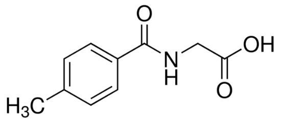 图片 4-甲基马尿酸，4-Methylhippuric acid；98%
