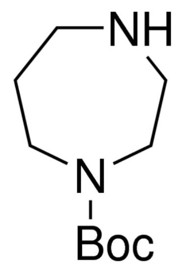 图片 1-Boc-六氢-1,4-二氮杂环庚烷，1-Boc-hexahydro-1,4-diazepine；98%