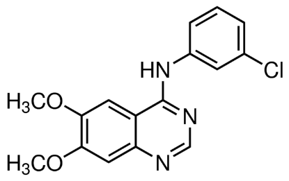 图片 表皮生长因子受体酪氨酸激酶抑制剂，Tyrphostin AG 1478；Calbiochem®, ≥98% (HPLC)