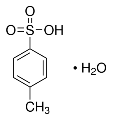 图片 对甲苯磺酸一水合物，p-Toluenesulfonic acid monohydrate [PTSA, p-TsOH]；for analysis EMSURE® ACS, ≥99.0% anhydrous basis (acidimetric)