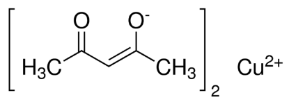 图片 乙酰丙酮酸铜 [乙酰丙酮铜]，Copper(II) acetylacetonate；for synthesis, ≥99%
