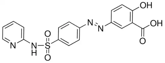 图片 柳氮磺胺吡啶，Sulfasalazine [SSZ]；97.0-101.5%
