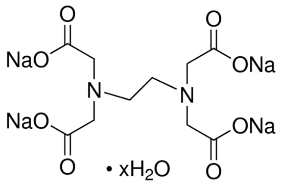 图片 乙二胺四乙酸四钠盐水合物，Ethylenediaminetetraacetic acid tetrasodium salt hydrate；purum, ≥80% C10H12N2Na4O8 basis