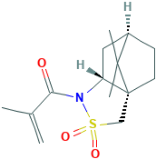 图片 (R)-(-)-(2-甲基丙烯酰)-2,10-樟脑磺内酰胺，(R)-(-)-(2-Methylacryloyl)-2,10-camphorsultam；99%