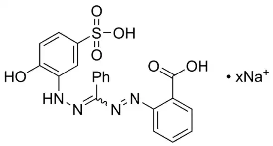 图片 锌试剂钠盐，Zincon sodium salt；Dye content ≥75 %