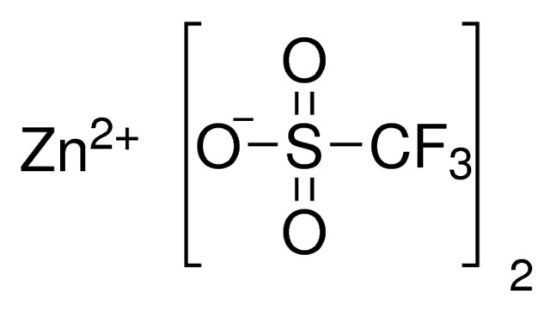 图片 三氟甲磺酸锌，Zinc trifluoromethanesulfonate [Zn(OTf)2]；98%