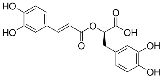 图片 迷迭香酸，Rosmarinic acid [RosA]；pharmaceutical secondary standard, certified reference material