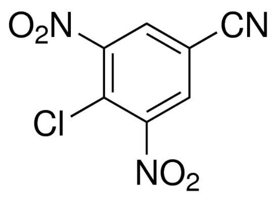 图片 4-氯-3,5-二硝基苯甲腈，4-Chloro-3,5-dinitrobenzonitrile；97%