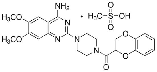 图片 多沙唑嗪甲磺酸酯，Doxazosin mesylate；certified reference material, pharmaceutical secondary standard