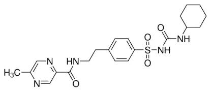 图片 格列吡嗪，Glipizide；Pharmaceutical Secondary Standard; Certified Reference Material