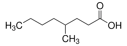 图片 (±)-4-甲基辛酸，(±)-4-Methyloctanoic acid；≥98%, FG