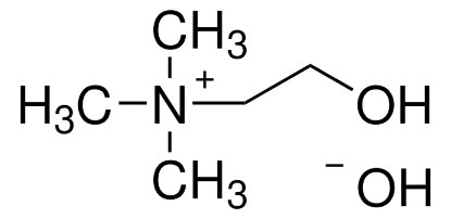 图片 氢氧化胆碱溶液，Choline hydroxide solution；46 wt. % in H2O