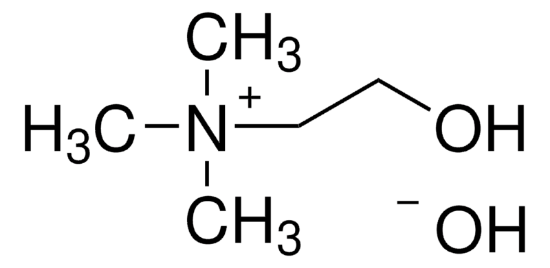 图片 氢氧化胆碱溶液，Choline hydroxide solution；46 wt. % in H2O