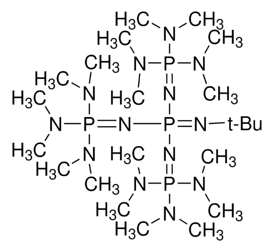 图片 磷腈碱P4-t-Bu溶液，Phosphazene base P4-t-Bu solution；~0.8 M in hexane