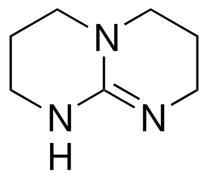图片 1,5,7-三氮杂双环 [4.4.0] 癸烯-5-烯，1,5,7-Triazabicyclo[4.4.0]dec-5-ene [Hhpp, TBD]；98%