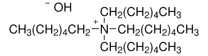 图片 四己基氢氧化铵溶液，Tetrahexylammonium hydroxide solution；~40% in H2O (T)