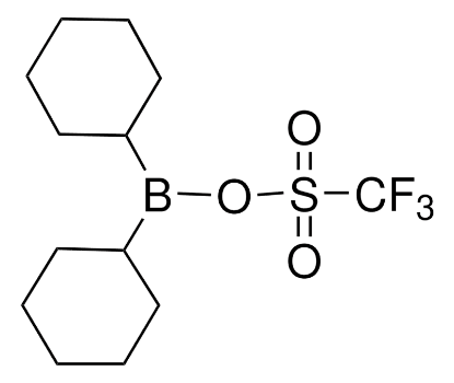 图片 双环己基(三氟甲烷磺酰氧基)硼烷，Dicyclohexylboron trifluoromethanesulfonate；97%