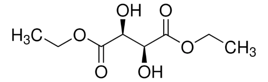 图片 D-(-)-酒石酸二乙酯，(−)-Diethyl D-tartrate；≥99%