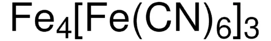 图片 亚铁氰化铁 [普鲁士蓝]，Iron(III) ferrocyanide