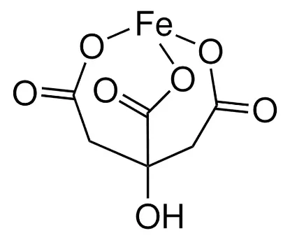 图片 柠檬酸铁一水合物，Iron(III) citrate tribasic monohydrate；18-20% Fe basis (T)