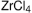 图片 氯化锆(IV)，Zirconium(IV) chloride；anhydrous, for synthesis, ≥98%