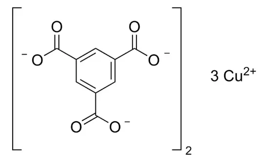 图片 1,3,5-均苯三羧酸铜，Basolite® C 300 [Cu-BTC MOF, HKUST-1]；produced by BASF