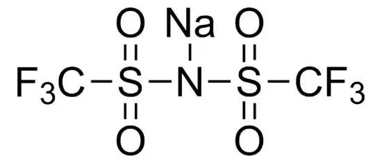 图片 三氟甲磺酰亚胺钠，Sodium trifluoromethanesulfonimide；97%