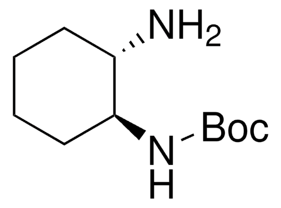 图片 (1S,2S)-反式-N-Boc-1,2-环己二胺，(1S,2S)-trans-N-Boc-1,2-cyclohexanediamine；97%