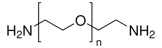 图片 聚氧乙烯二胺，Poly(ethylene glycol) diamine [PEGD]；average Mn 400