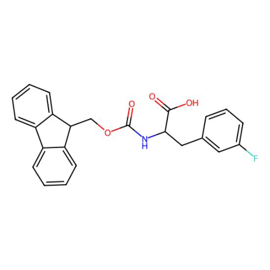 图片 Fmoc-D-3-氟苯丙氨酸，Fmoc-D-Phe(3-F)-OH；≥98%(HPLC)
