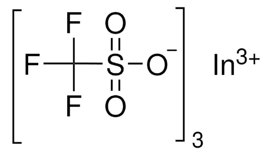图片 三氟甲磺酸铟，Indium(III) trifluoromethanesulfonate [In(OTf)3]；≥98%