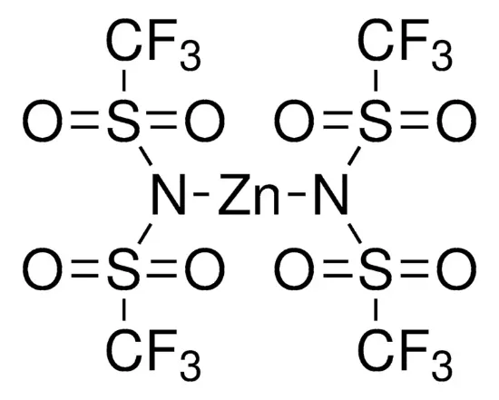 图片 二[双(三氟甲基磺酰)亚胺]锌，Zinc di[bis(trifluoromethylsulfonyl)imide] [Zn(NTf2)2]；95%