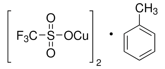图片 三氟甲磺酸铜(I)甲苯复合物，Copper(I) trifluoromethanesulfonate toluene complex [CuOTf-toluene]；≥99.7% trace metals basis