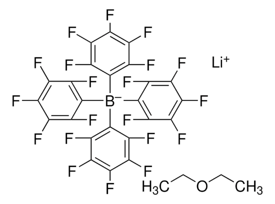 图片 四(五氟苯基)硼酸锂乙醚共聚物，Lithium tetrakis(pentafluorophenyl)borate ethyl etherate