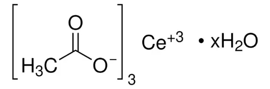 图片 乙酸铈(III)水合物 [醋酸铈]，Cerium(III) acetate hydrate；99.9% trace metals basis