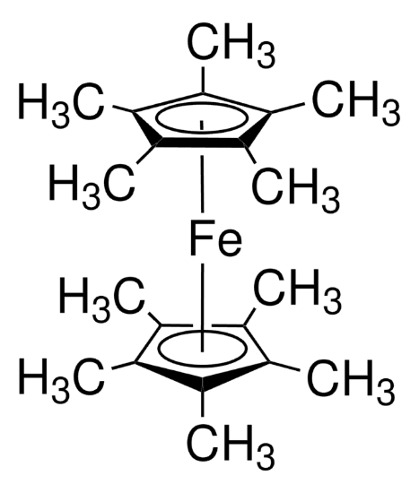 图片 双(五甲基环戊二烯)铁(II)，Bis(pentamethylcyclopentadienyl) iron(II)；97%
