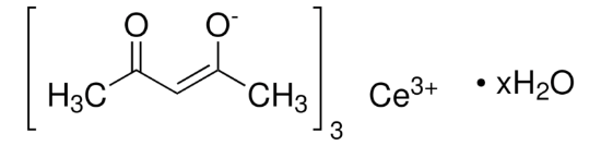 图片 乙酰丙酮化铈(III)水合物，Cerium(III) acetylacetonate hydrate；≥98.0%