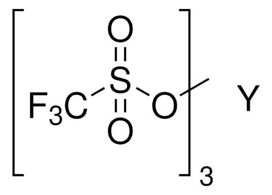 图片 三氟甲磺酸钇，Yttrium(III) trifluoromethanesulfonate；98%